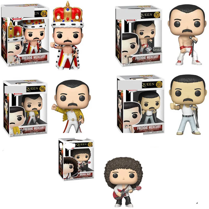 

Genuine Stranger Things Queen Freddy Drummer Roger Taylor Roger Taylor Figure Model Toys Anime Figurine Kids Gift