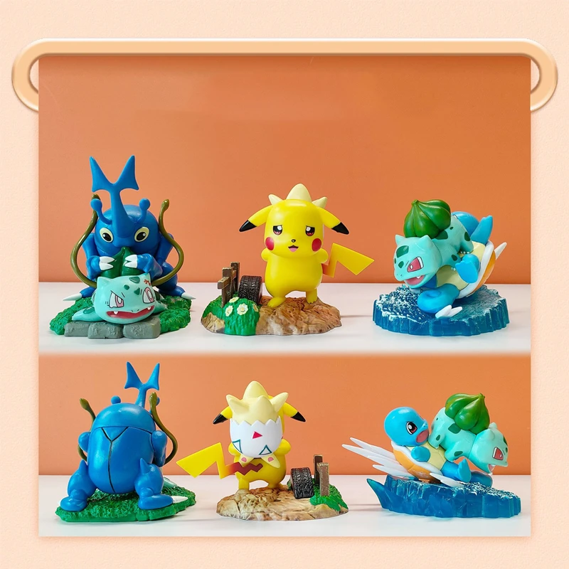 

3 шт./набор, игрушечные фигурки из аниме «Покемон чармандер»