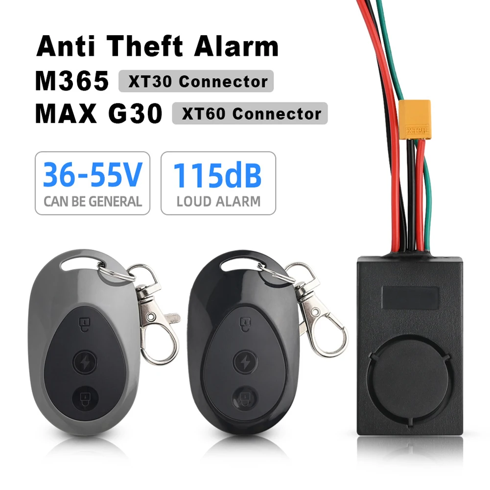 

Сигнализация Ninebot MAX G30 для электрического скутера, 115 дБ, 36-55 в, противоугонная система, дистанционное управление для Xiaomi M365/PRO/1S