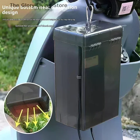 Зарядное устройство для электромобиля, непромокаемая защита от пыли, универсальный аккумулятор, автомобильная водонепроницаемая коробка, уличная герметичная зарядка, очень большое хранилище