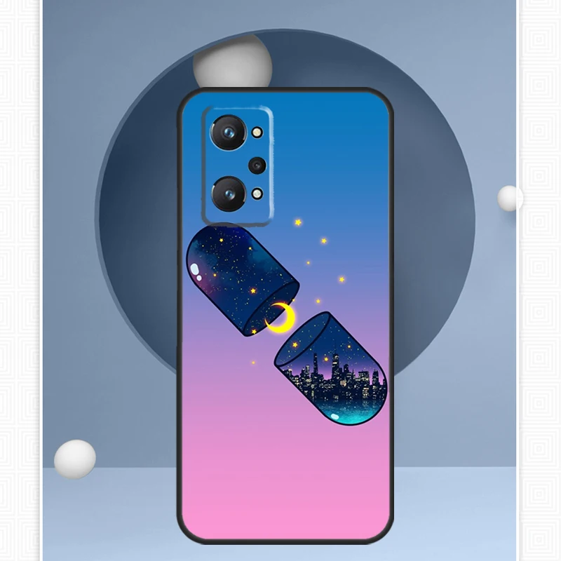 Таблетки для напитков Moon sodawy Realme C55 C33 C30 C21Y 10 Pro Plus GT Neo 5 3 3T чехол OnePlus 11 Nord 2 2T