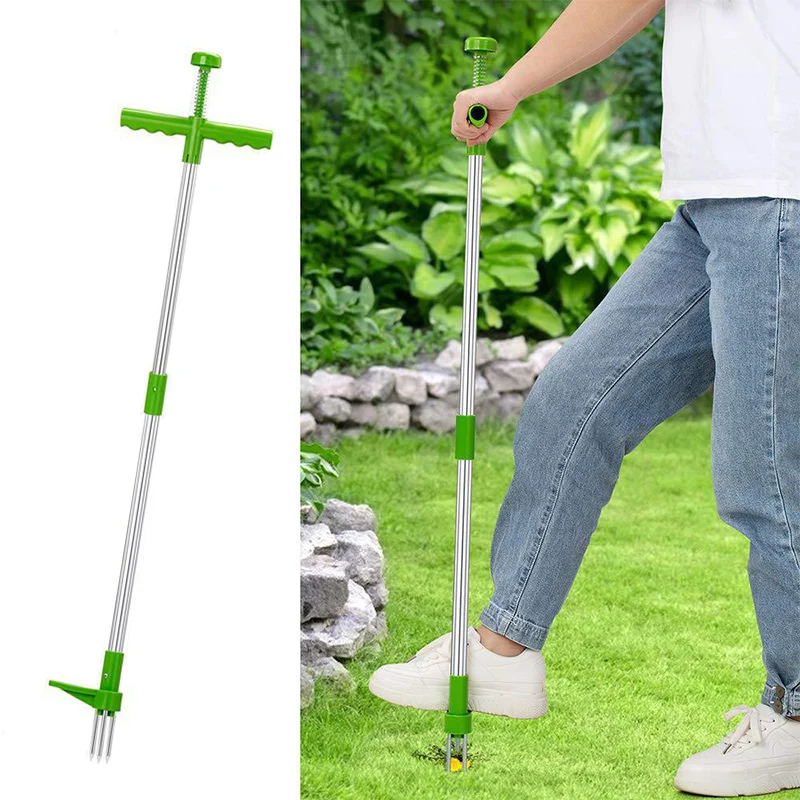 

Weed Remover Durable Garden Lawn Weeder Outdoor Yard Grass Root Puller Tools Garden Planting Elements