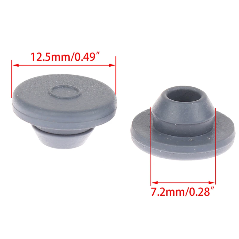 

Medical Sealing Self For Glass Inoculation Organizer Opening Rubber Ports Stoppers Injection Sealing Bottles 13mm Vials