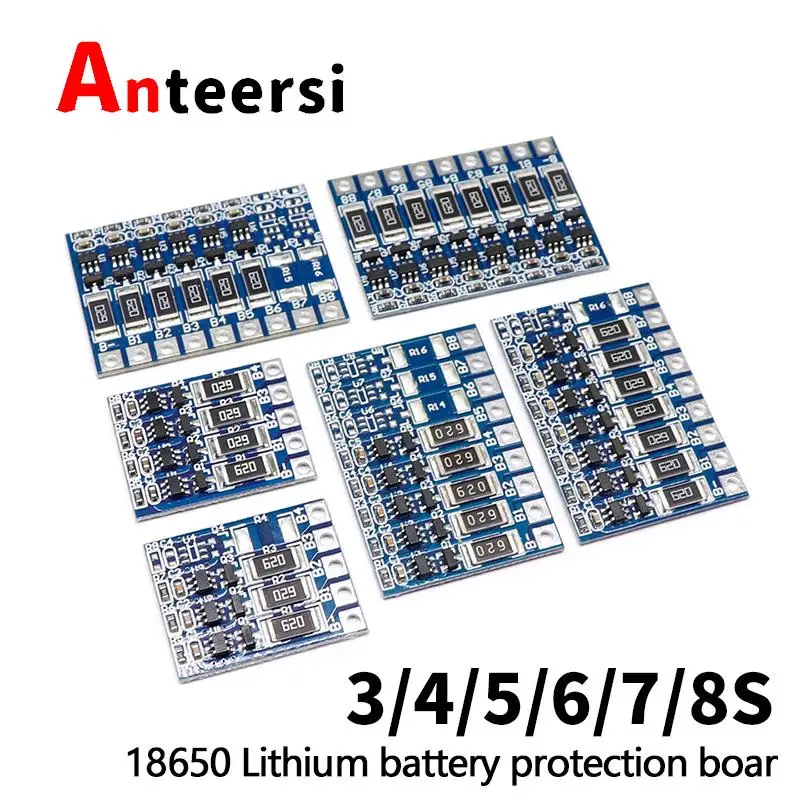 

Умная плата защиты 3S Φ 21 в 4,2 в с функцией балансировки, 68 мА, встроенная литий-ионная батарея Lipo, литиевые батареи 18650, сбалансированная 6S 7S 8S