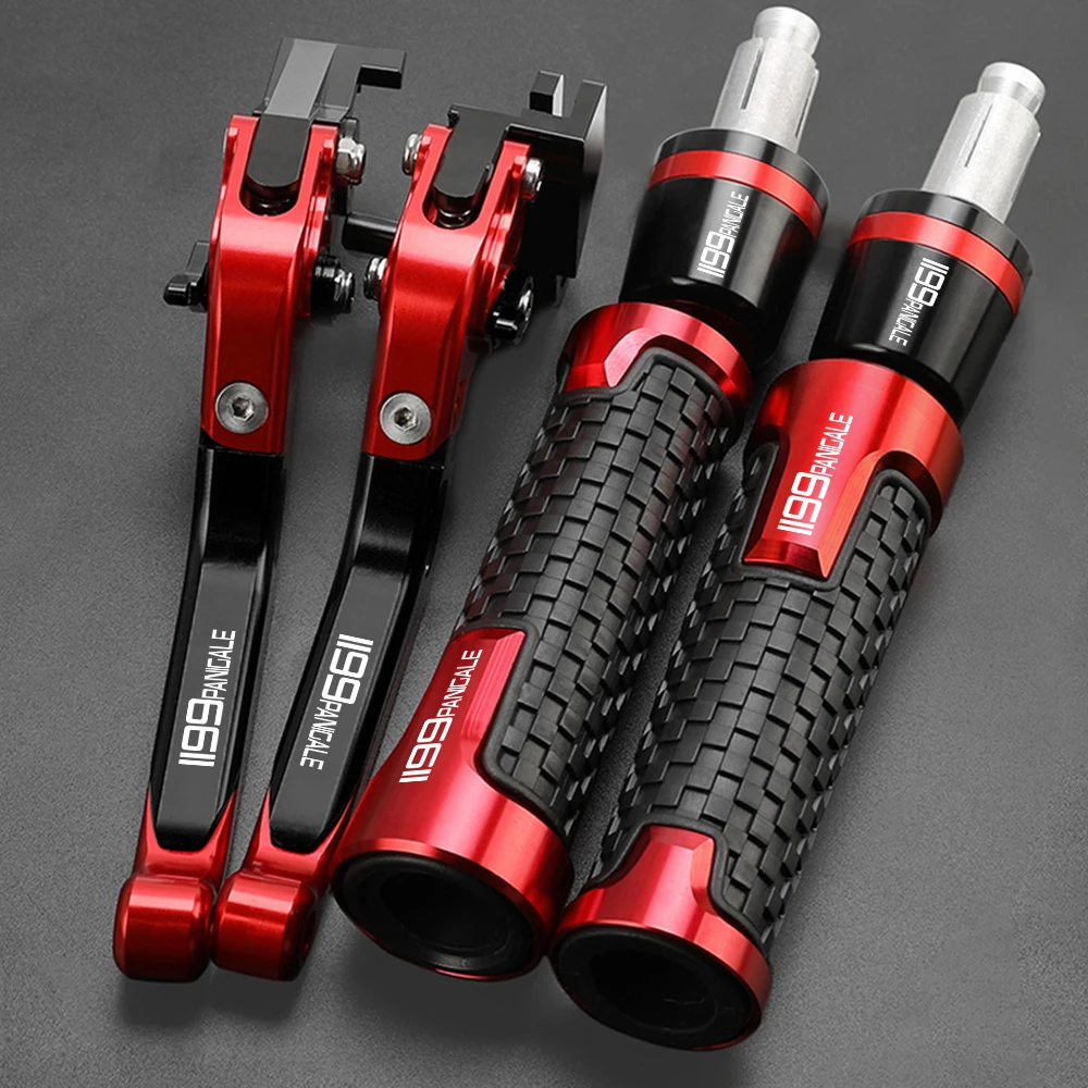 

Motorcycle Adjustable Brake Clutch Levers Handlebar Handle Grip Ends For DUCATI 1199Panigale 1199 Panigale S 2012-2015 2014 2013