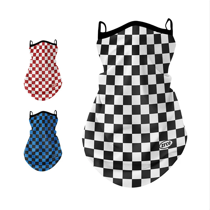 Черно-белая Сетчатая Маска для лица мужчин и женщин уличная маска шеи чехол езды