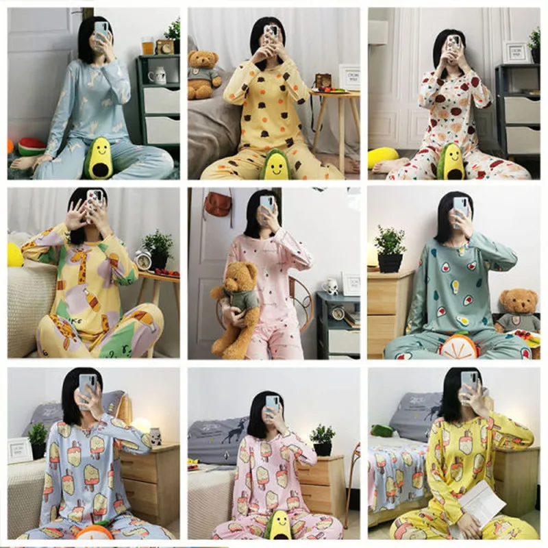 Пижамный комплект Женский Летний из двух предметов с принтом в виде героев