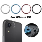 Металлическое защитное кольцо для камеры для iPhone XR, защитное кольцо из алюминиевого сплава для задней линзы, защитное кольцо для задней линзы Iphonexr, круглая крышка 2022