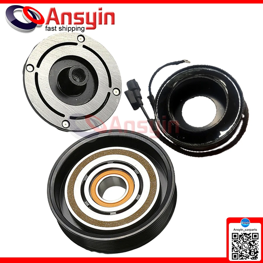 Clutch Kit Pulley Coil For 2008 - 2012 Honda Accord 4 Cyl 2.4l