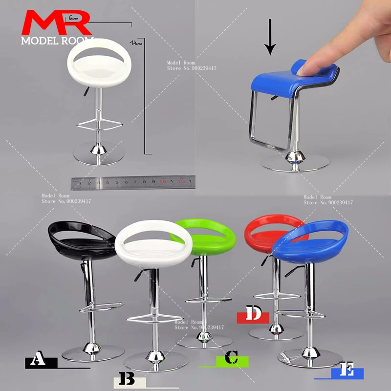 Вращающиеся на 1/6 градусов стулья ZYTOYS ZY3005 ZY3004 высотой 6 см Модель сиденья