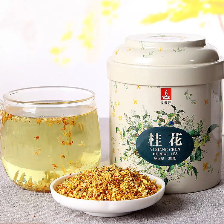 

2022 год, чай с османтусом, 30 г в упаковке, чай с сухим османтусом Guangxi Guilin, настоящий консервированный чайник без чайника