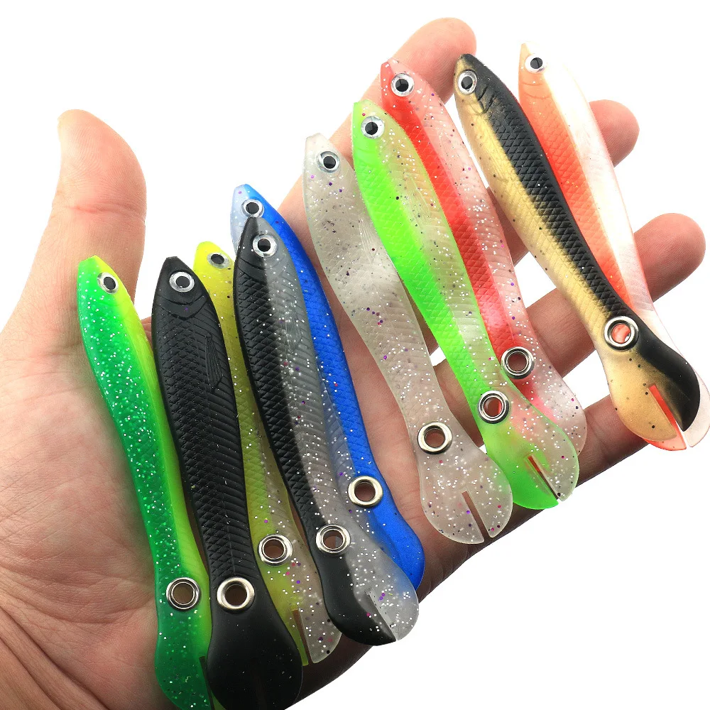 

1PCS Soft Bait 15 Colors Sinking Bait Fishing Lures Artificial Swimming Soft Fishing Bait for Bass/Trout/Pike Spring Autumn