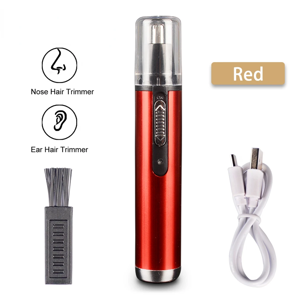 

Nose Hair Trimmer Women Epilator Men Shaver Rechargeable Nose Trimmer Cutter Waterproof