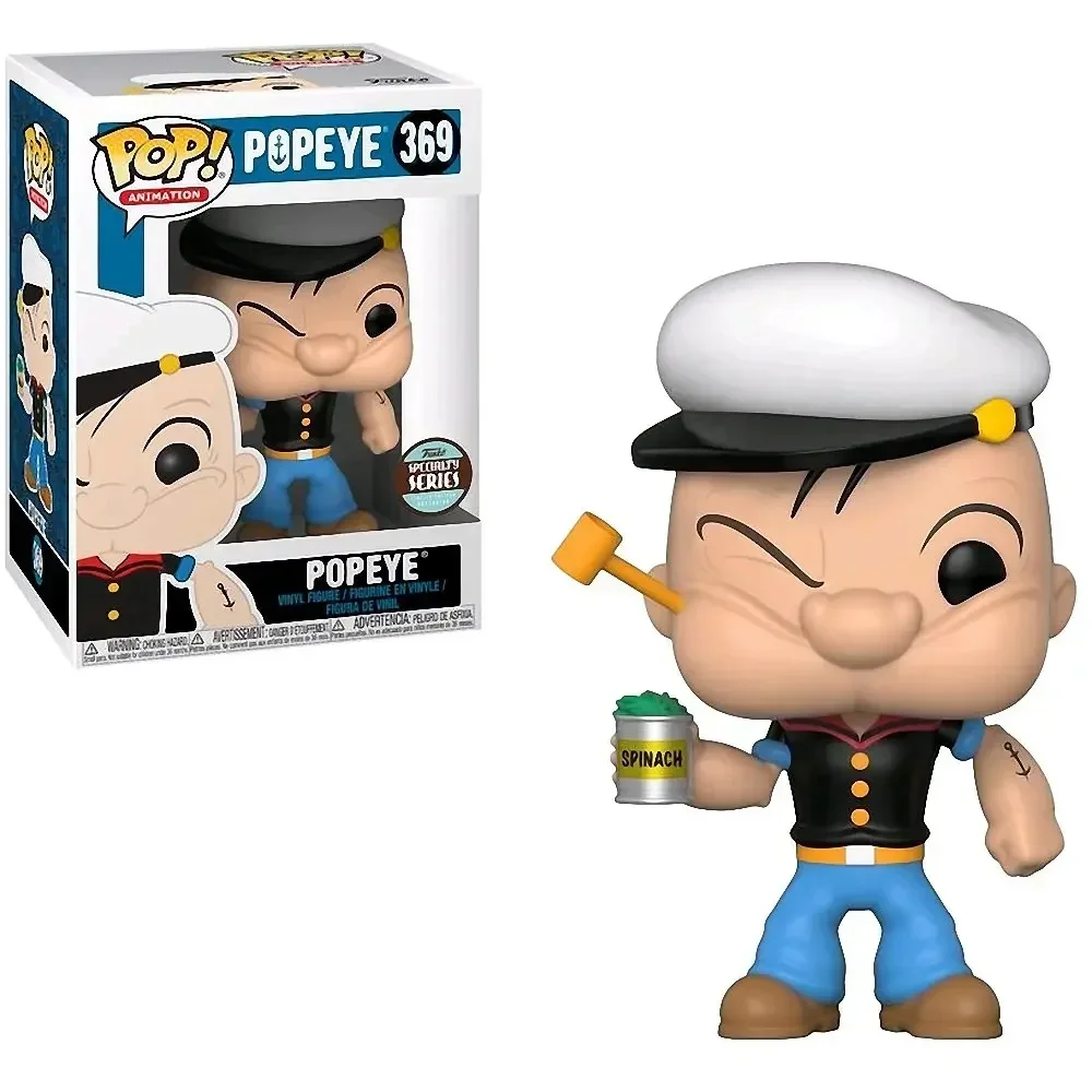 Фото Новое поступление, фигурки FUNKO POP, игрушки POPEYE 369. #   Виниловая коллекция кукол, модель игрушки для детей, подарок на день рождения №1