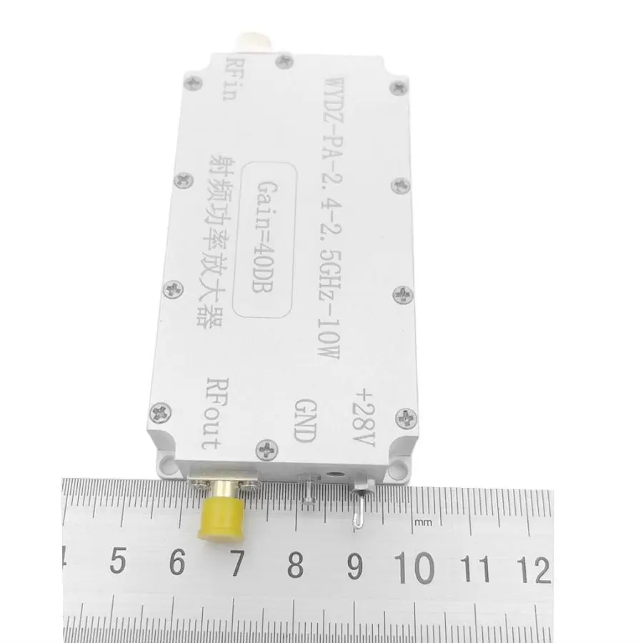 WYDZ-PA-2.4-2.5GHz-усилитель мощности 10 Вт (с радиатором) с мощностью 40 дБ и выходом