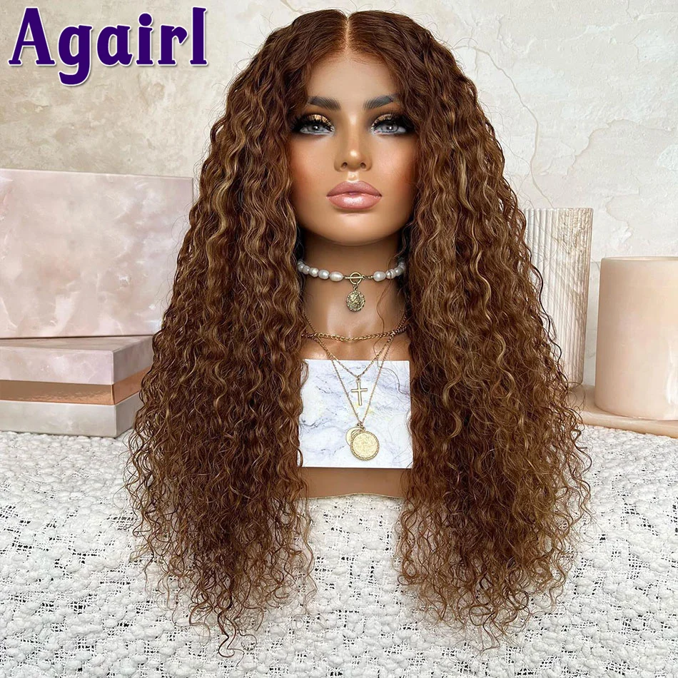 

Парик прозрачный на сетке 13x4 13x6, с кудрявыми натуральными волосами, без клея, светлый и коричневый цвета, 4x6, для чернокожих женщин