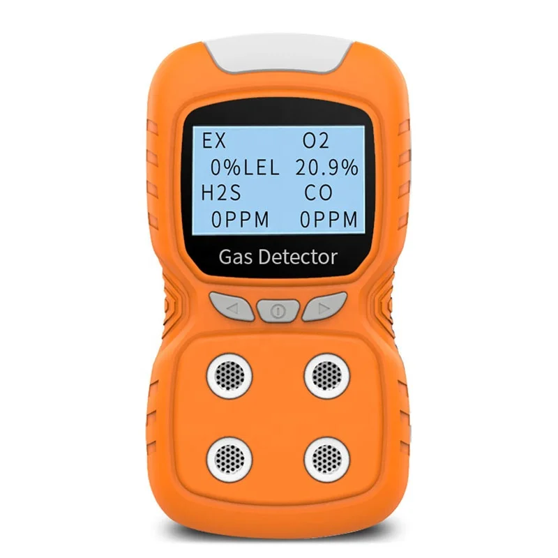 

Portable multi gas detector 4 gas with micro clip (H2S, O2, CO, and Ex ) 4 gas detector
