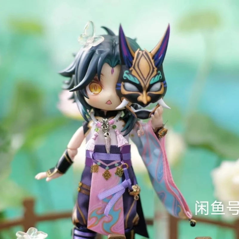 

Anime Genshin Impact New Cute Xiao Doll Clothes Accessories Funny Clothing For Ob11,Obitsu 11,Molly, Gsc,1/12 Bjd Doll Clothes