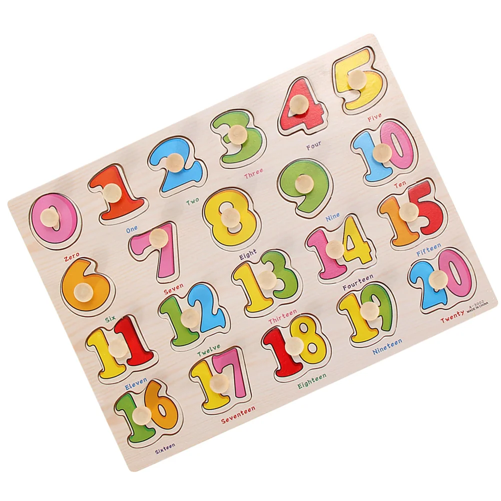 

Classic Wooden Numbers Puzzle Bundle Board