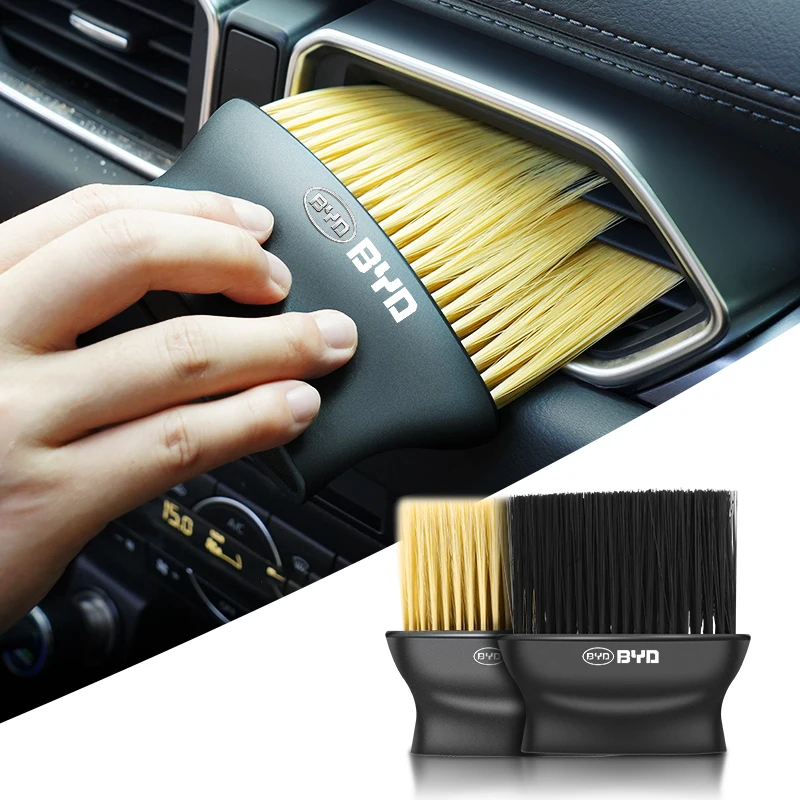 

Car Interior Cleaning Soft Brush Dashboard Outlet Dust Tool For BYD F3 I3 F0 F6 S6 S8 E5 E6 G3 G6 L3 S7 M6 Tang Song Qing