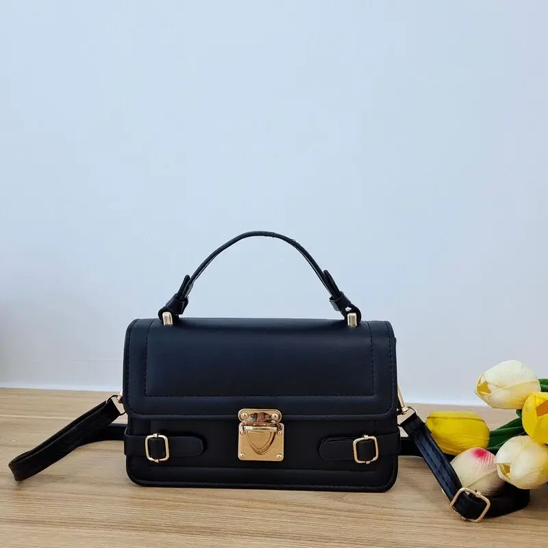 

2023 New Fashionable and Versatile, Square Bag, Texture, Small Handheld Crossbody Women's Bag Purse Top Handle Bags
