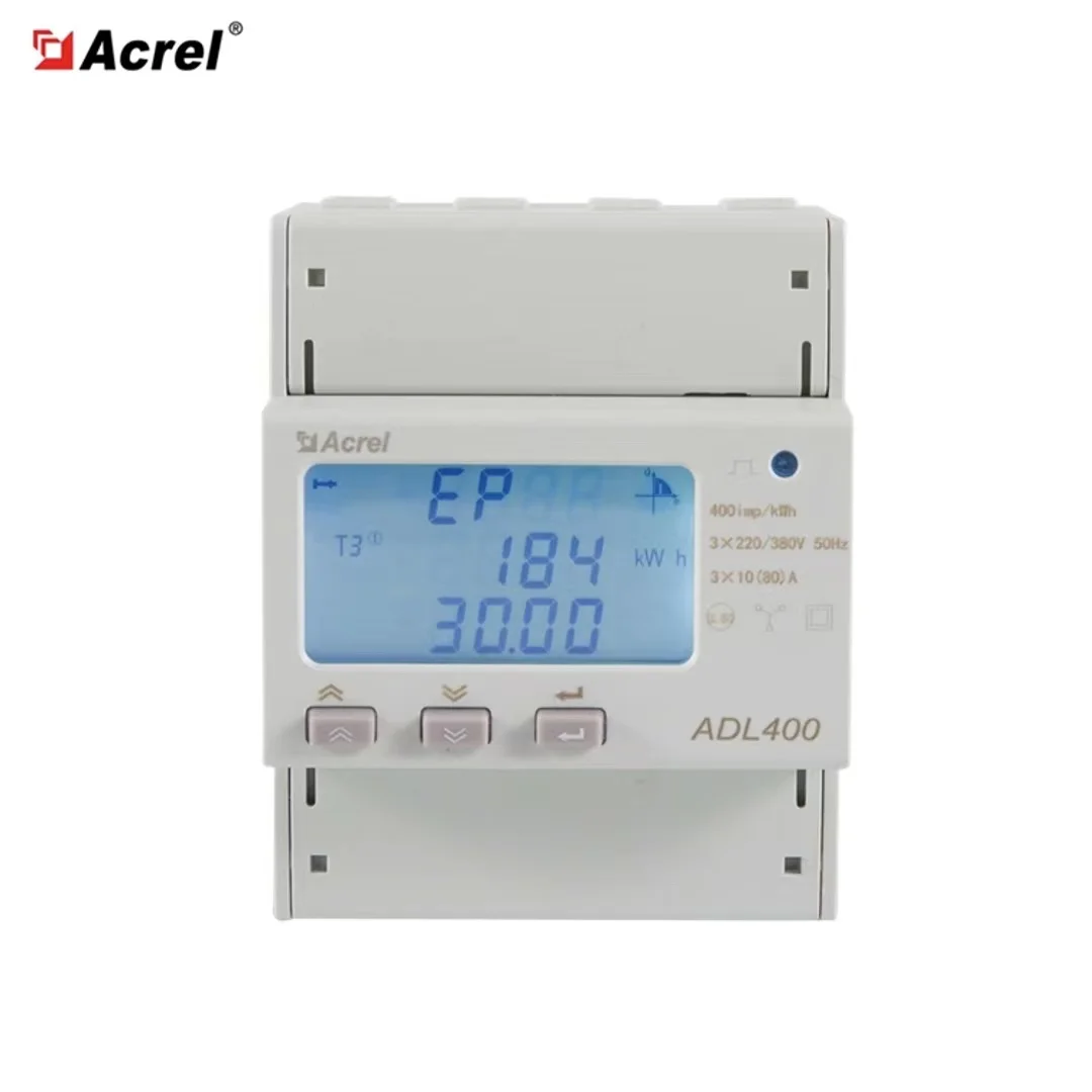 

Acrel ADL400/C Din Rail AC 3P3W 3P4W Three Phase Multi-Function Energy Meter with RS485 Communication