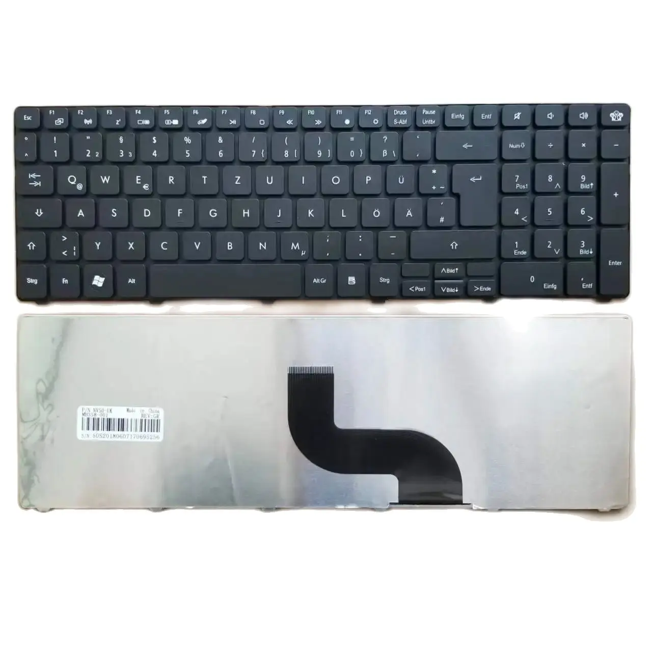 Новинка, клавиатура для ноутбука NV50 NV50a NV50a02u ID58 ID59 ID79 с немецким языком GR, Черная