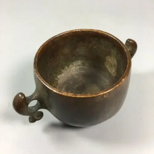 85 мм сбор китайских бронзовых курильниц Unitas/две рыбы маленькая курильница