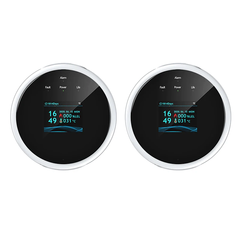 

Tuya Wifi Smart Gas Alarm Natural Gas Alarm Sound And Light Networking