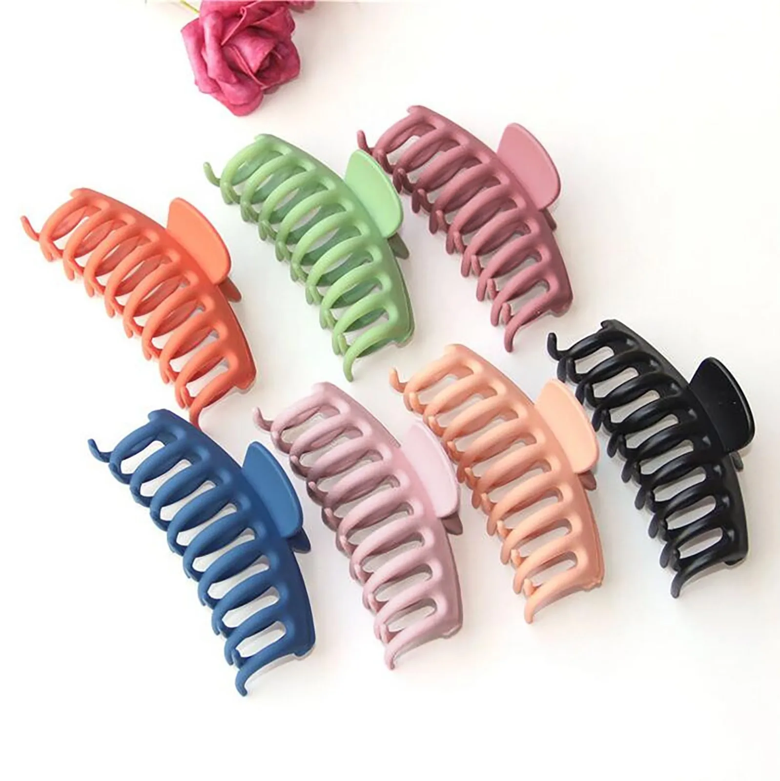 

Hair Claw Clips for Women Large Claw Clip for Thin Thick Curly Hair Nonslip Matte Hair Clips