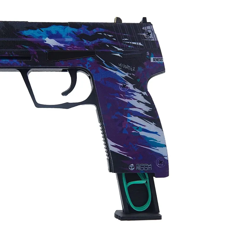 Игрушечное оружие Geekroom деревянный детский пистолет резинкострел Usp с глушителем