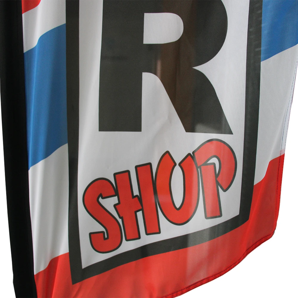 Custom Design Knitted Polyester Immigration Service Beach Feather Flag Promotional Swooper Banner Without Poles And Base |