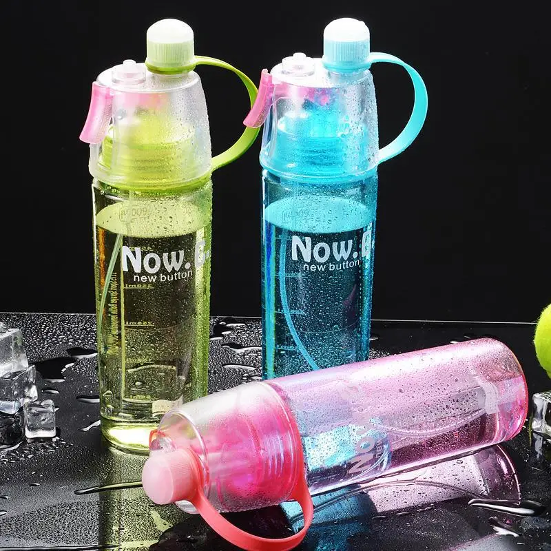 

400/600Ml Spray Sports Water Bottle for Kids Bpa Free Tour Drinking Bottles for Outdoor Climbing Gym Cup Rociar Agua Deportes