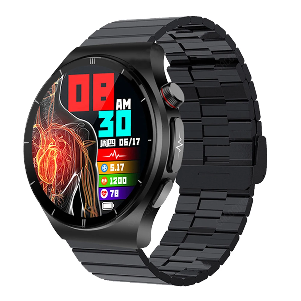 

Bluetooth Call Smart Watch Men Uric Acid Blood Lipid Blood Sugar Blood Pressure ECG+PPG+HRV Monitor Healthy Smartwatch 2023