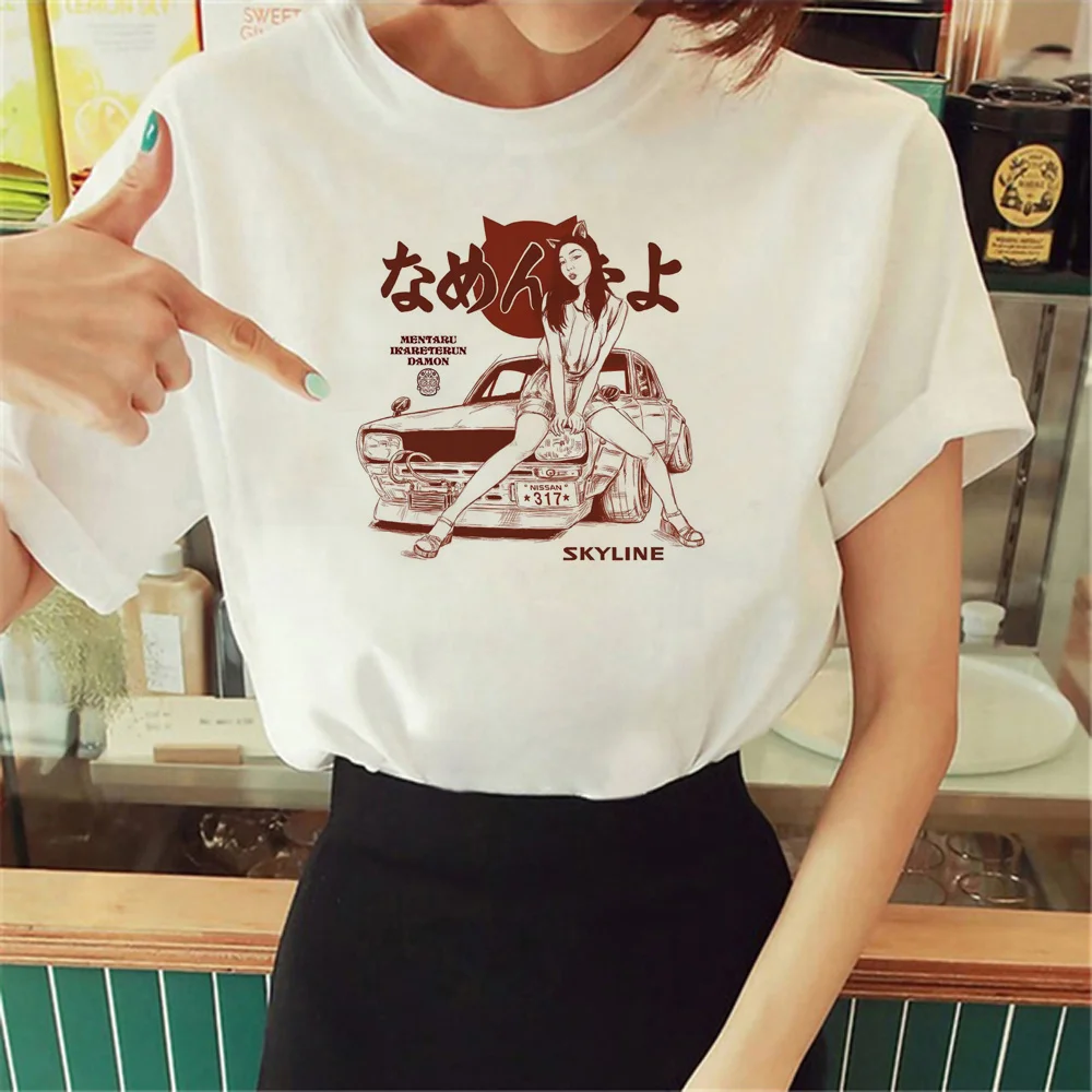 

Y2k Tops t shirt women designer anime manga t-shirts female streetwear anime clothing