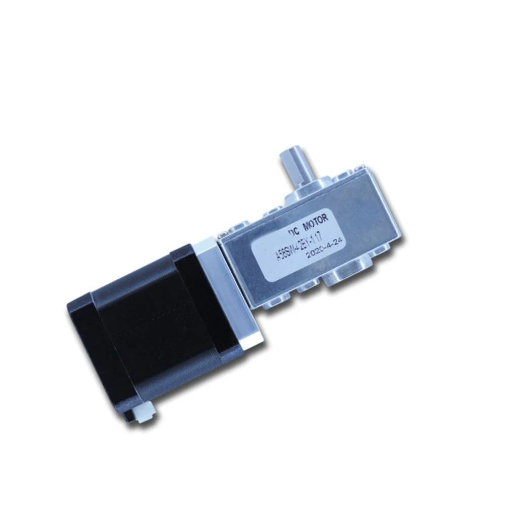 Шаговый двигатель с двухвальным червячным Редуктором 8 мм D-типа 5840 турбинный червячный редуктор с 42 шаговым двигателем для 3D-принтера