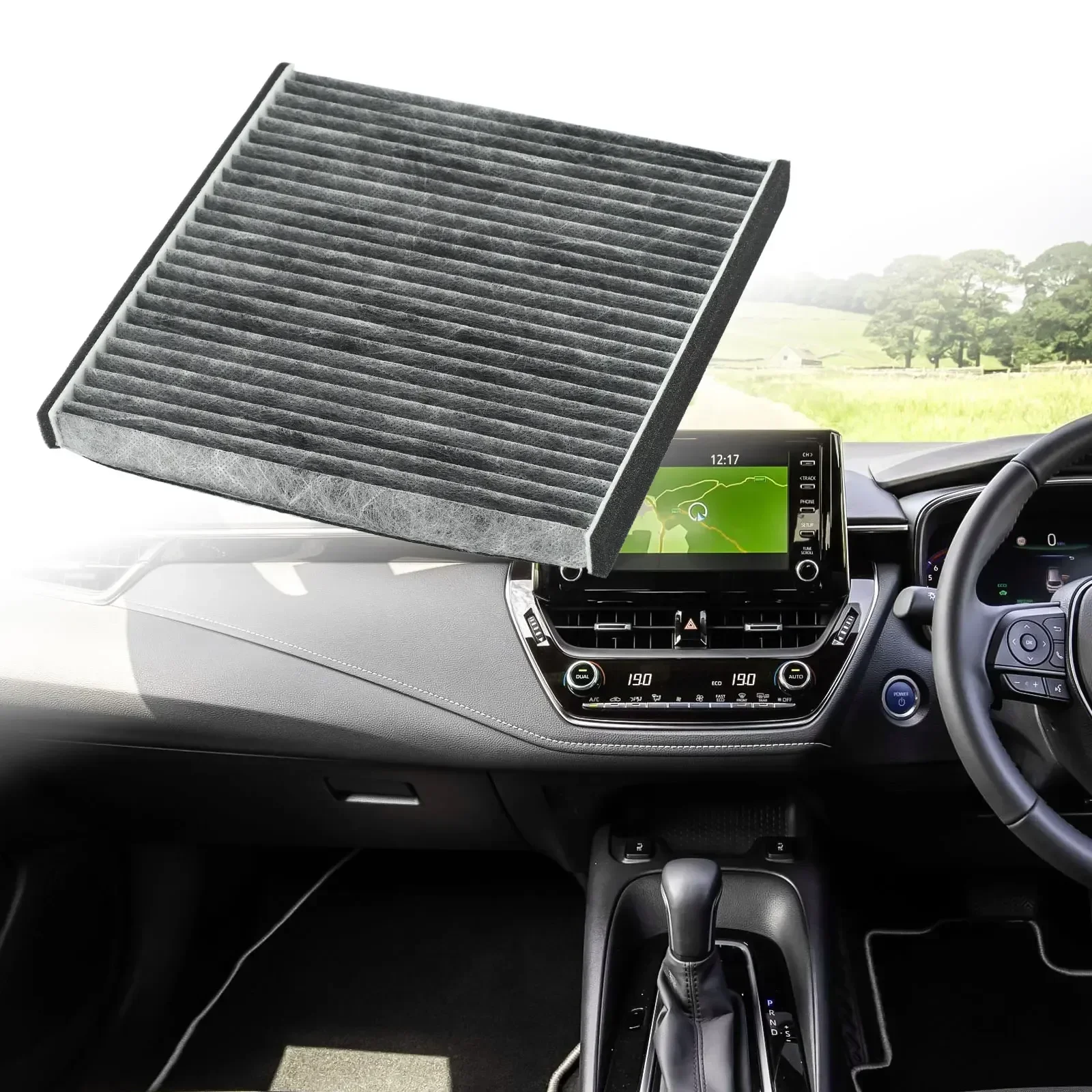 Воздушный фильтр салона для Toyota Solara-Sienna-Prius FJ-Cruiser-Hyundai Elantra автомобильные фильтры