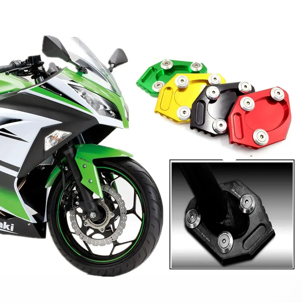 

Big Foot Pad Foot Extension Pad Foot Extension Magnifying Pad Side Kick Stand For Kawasaki NINJA250/300Z250ER-6NER-6F