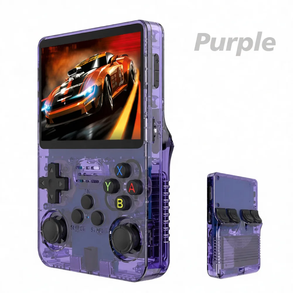 Фото Игровая консоль R36S, портативный ретро-эмулятор, портативный HD 3D-экран, четырехъядерный процессор, открытый исходный код Linux, аркадный автомат. №1