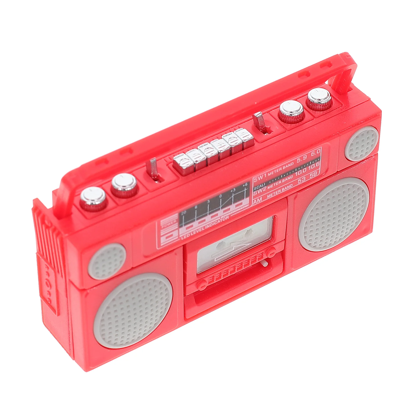 

Decorate Tape Recorder Model Child Retro Furniture Mini Adornment Abs Miniature Recording Machine