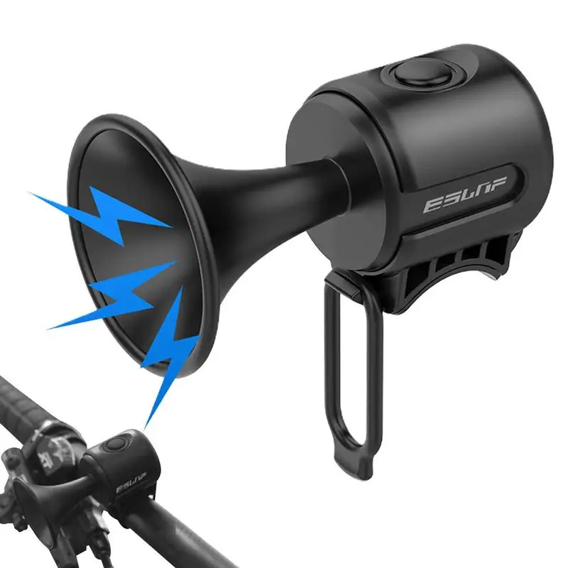 

Electric Bicycle Horn Bike Bell Accessories Horns Speakers 120db Loud Warning Sound Waterproof Bocina For Kids Scooters Bikes