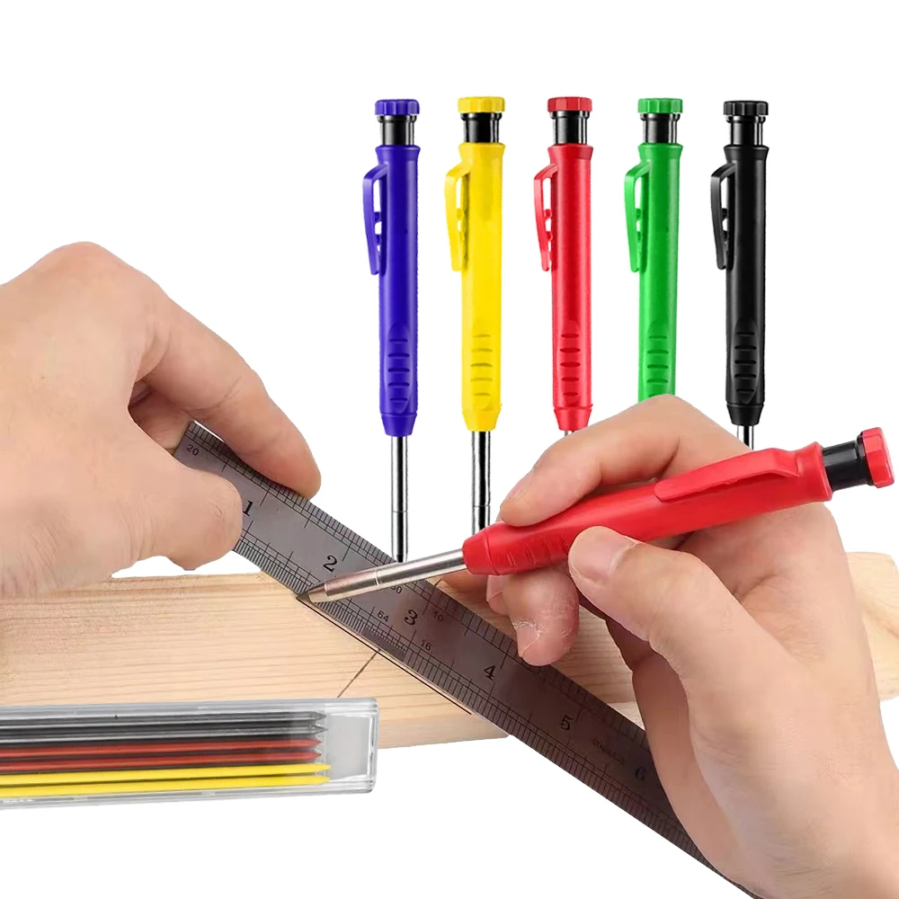 Твердый столярный карандаш механические карандаши для деревообработки 5 цветов