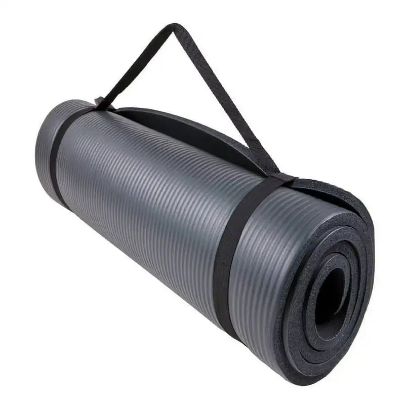 

Foam Fitness Mat - With Carrying Strap Pocket staff Martial arts training equipment Expandable staff