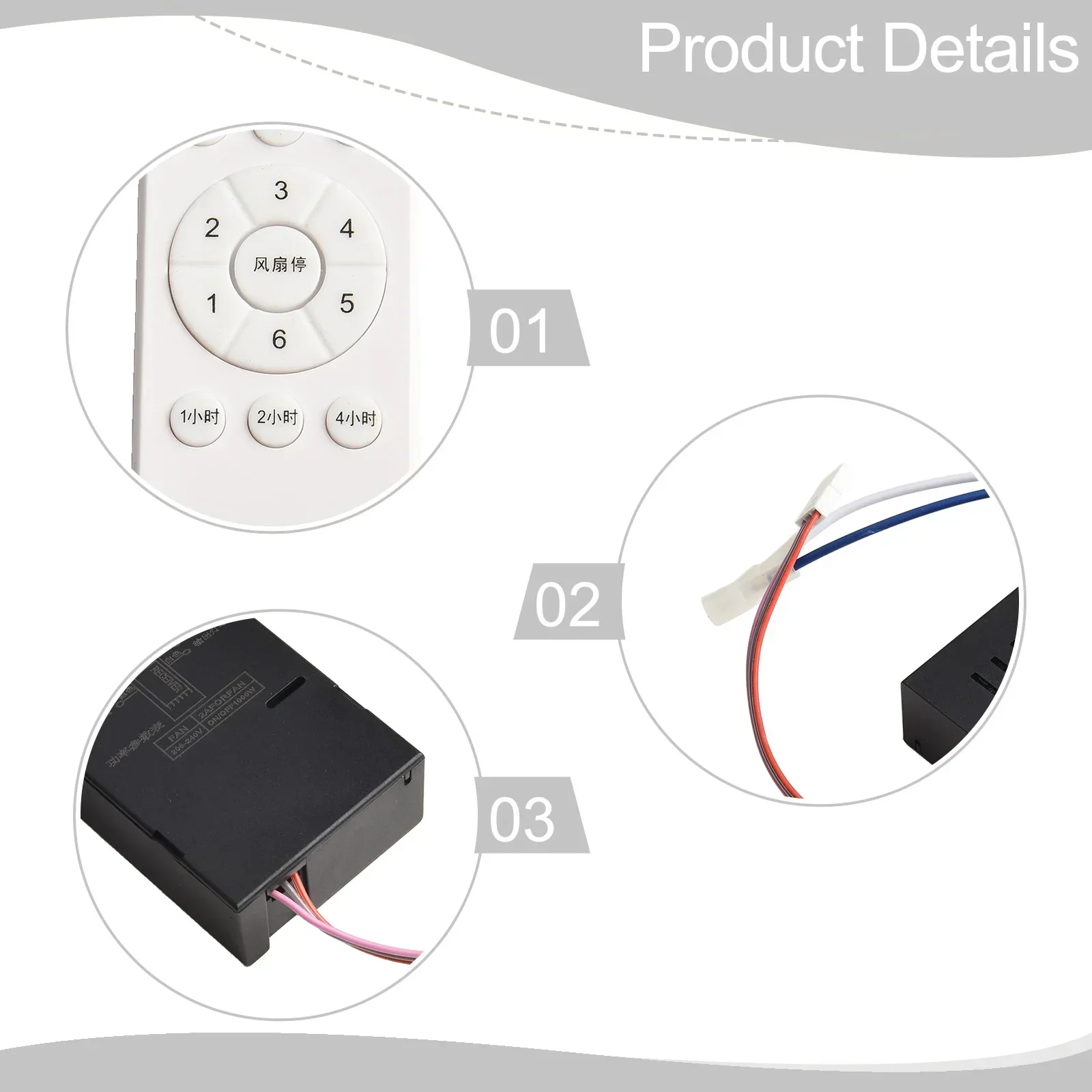 konwersji częstotliwości wentylator sufitowy pilot zdalnego sterowania odbiornik wyłącznik czasowy 6-biegowa kontrola konwersja niskiego