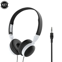 subwoofer wired gaming headset hifi sound quality foldable portable 3 5mm plug headphones for pc game host all smartphones