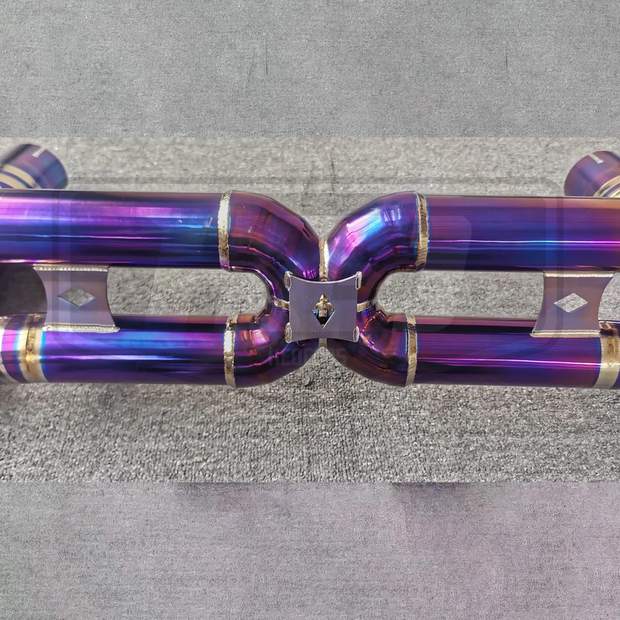 Выхлопная система HEO для Ferrari 488 GTB/Pista F142M 2015-2018 3 9T с титановыми наконечниками