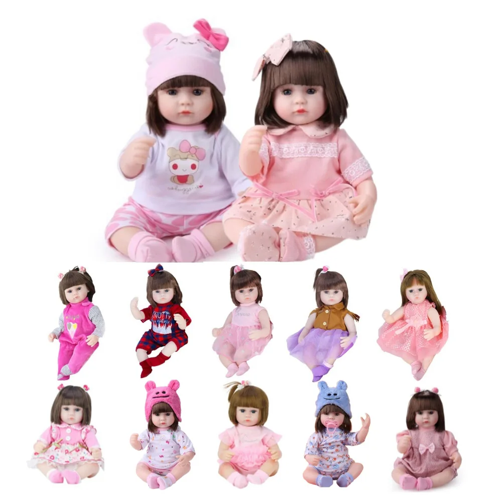 42cm reborn boneca realista recém-nascidos simulação animais do bebê esmalte bonecas crianças brinquedo educativo para a menina presente de aniversário
