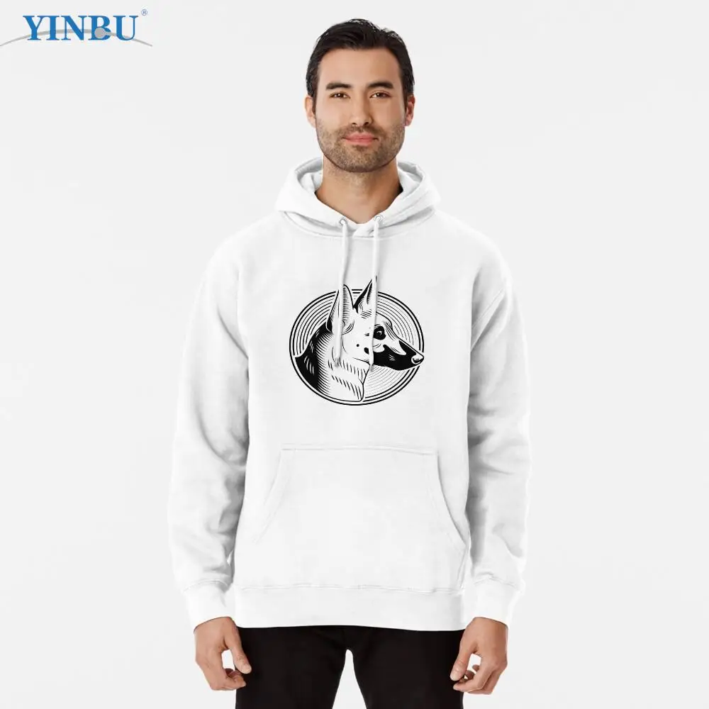 

Толстовка с капюшоном для мужчин и женщин, Свитшот в стиле немецкой овчарки, 2023