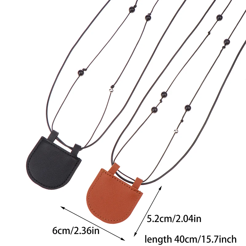 Сумка в форме полумесяца мини-ожерелье украшение дизайн подвеска наряд