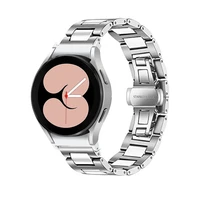 no gaps ceramicsstainless steel strap for samsung galaxy watch 4 44mm 40mm bracelet for galaxy watch 4 classic 42mm 46mm band